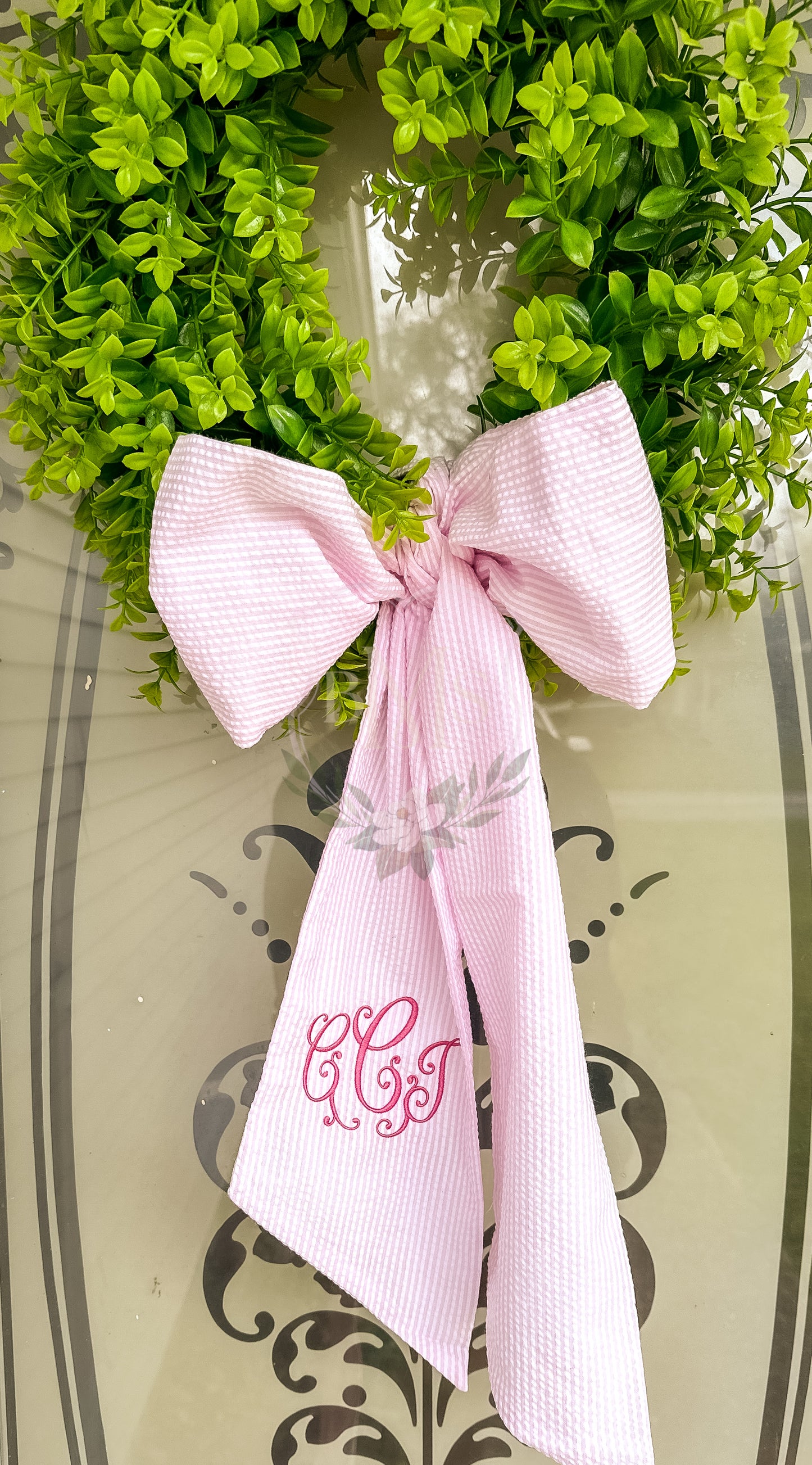 3-in-one Multipurpose Bow | Bow Wreath Sash | Newborn Swaddle Bow | Easter Basket Bow