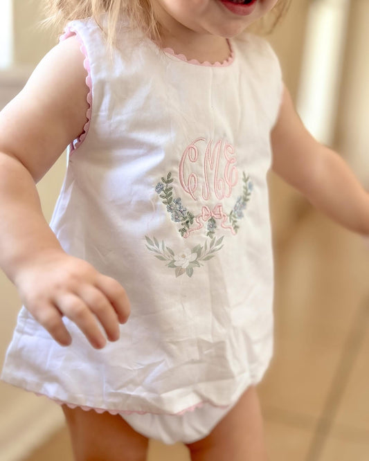 Ricrac Swing Back Diaper Set